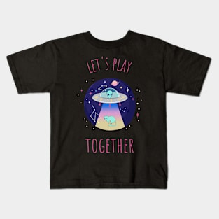 Alien and Cat Kids T-Shirt